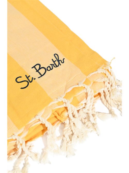 Telo mare Fouta in spugna di cotone a righe Giallo Mc2 Saint Barth | FOUT00802917L